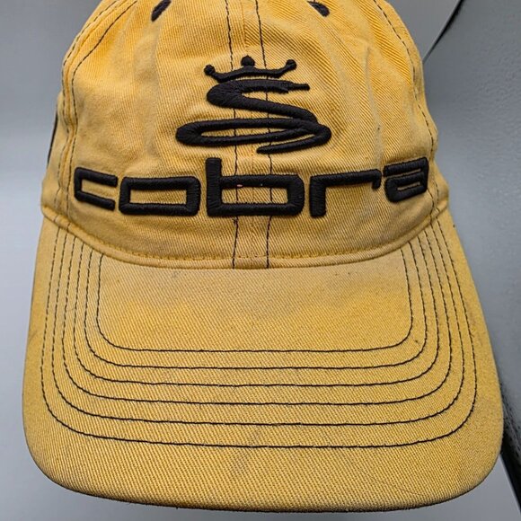Cobra Footjoy FJ Adults Yellow Baseball Hat Cap Casual Outdoors Adjustable - Picture 4 of 8